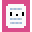 Exbook_magenta 像素圖示（無框版）