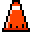 Trafficcone 像素圖示（黑框版）